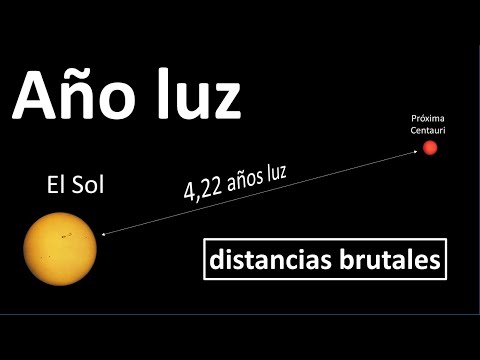 ¿Cuántos kilometros son un año luz?
